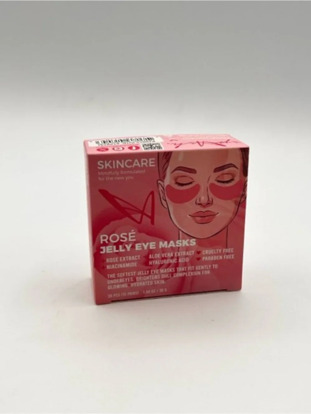LA Splash Skincare Jelly Eye Masks Rose NIB